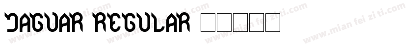 Jaguar Regular字体转换